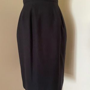 KAREN SCOTT Black Pencil Skirt w/Pockets, Size 6P